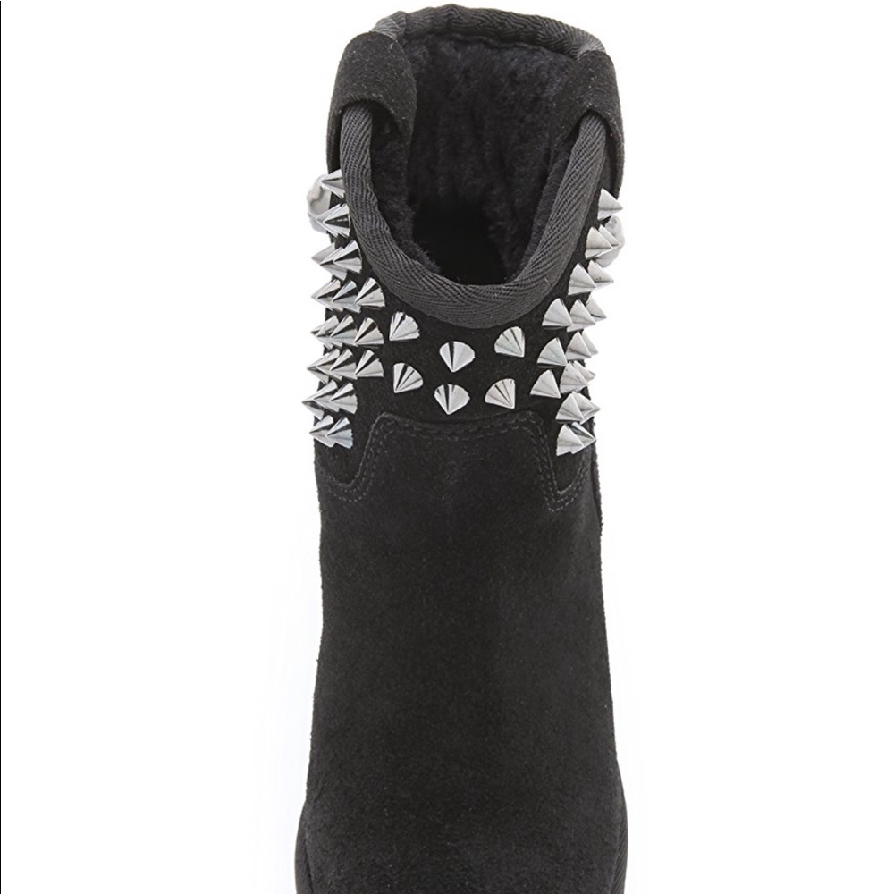Ash - “Yahoo Bis” Wedge Suede Boots View 3